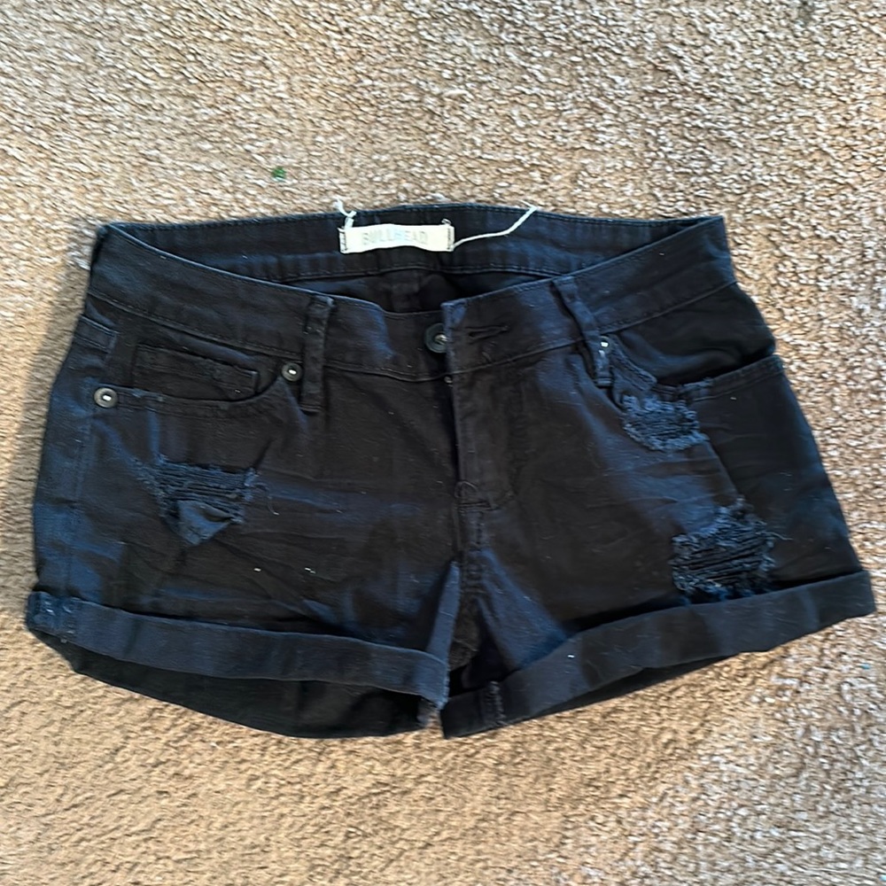 Jeans black shorts